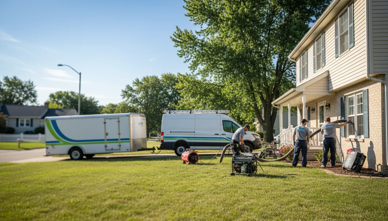 Flooded Basement Restoration And Cleanup With Repair in Bad Axe, MI near me